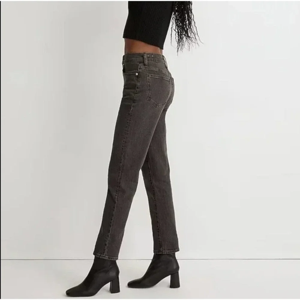 Madewell The Perfect‎ Vintage Jean in Lunar Wash Black Gray Size 27 - Picture 2 of 11